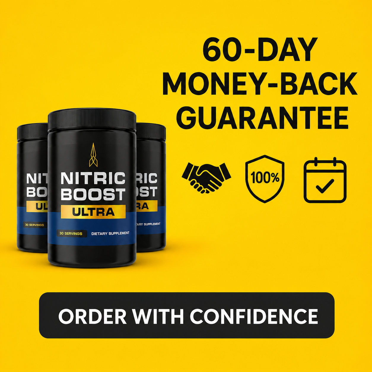 Nitric Boost Ultra 60 Day Money-Back Guarantee